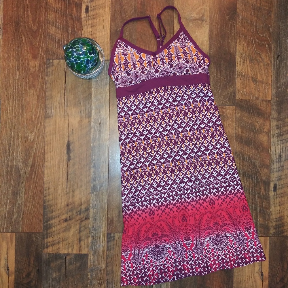 NWOT ATHLETA (CRANBERRY) SHOREBREAK SWIM DRESS - Picture 4 of 8
